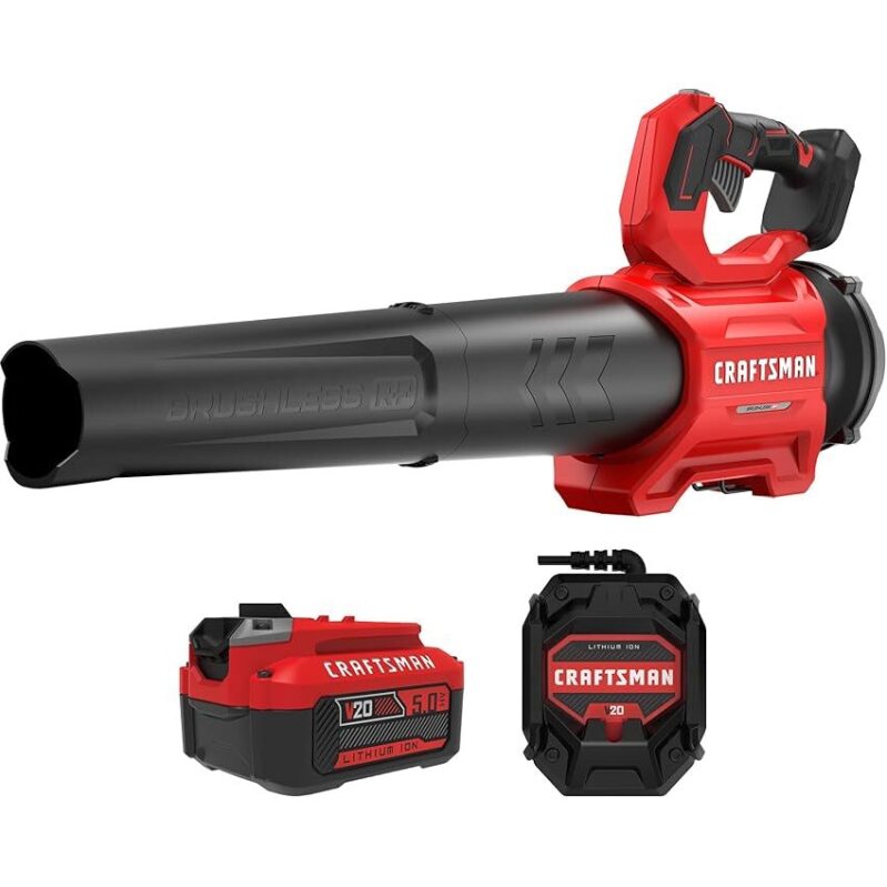 Powerful Craftsman V20 Cordless Leaf Blower - Efficient Yard Cleanup
