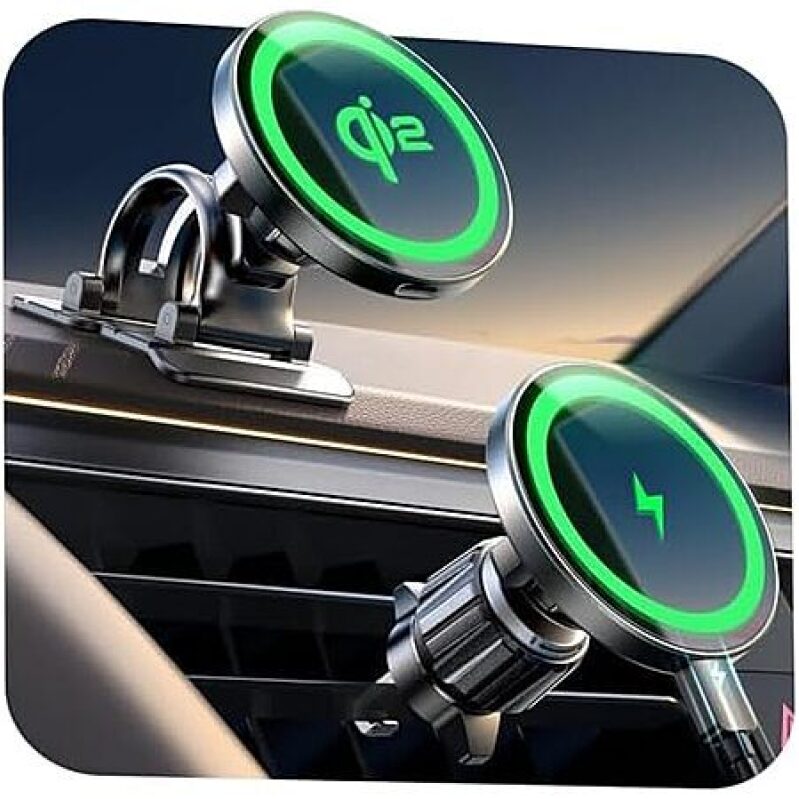 Affordable Lisen 15W Wireless MagSafe Phone Car Vent Mount Charger