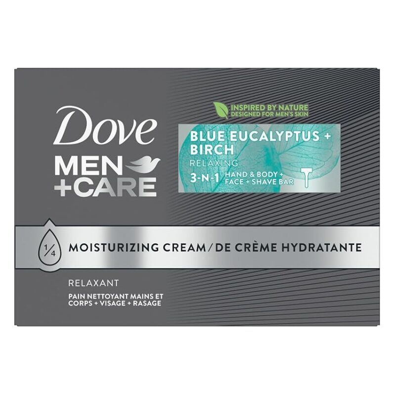 8Pk Dove Men + Care Bar 3 in 1 Cleanser for Body 3.75oz