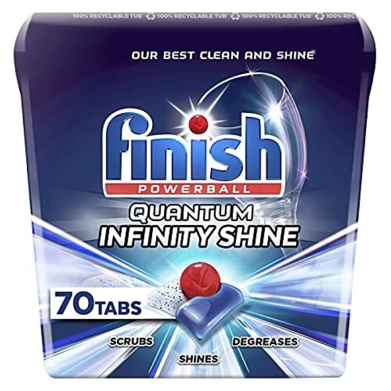 Spring Sale! Finish Quantum Infinity Shine Dishwasher Tablets, 70ct