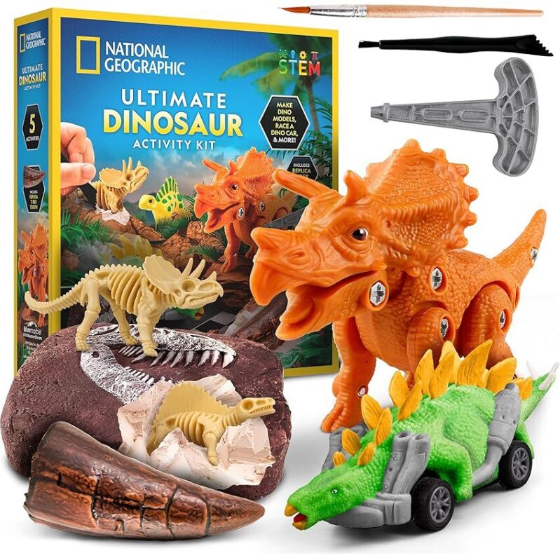 National Geographic Ultimate Dinosaur Activity Kit - Engaging STEM Toy for Kids