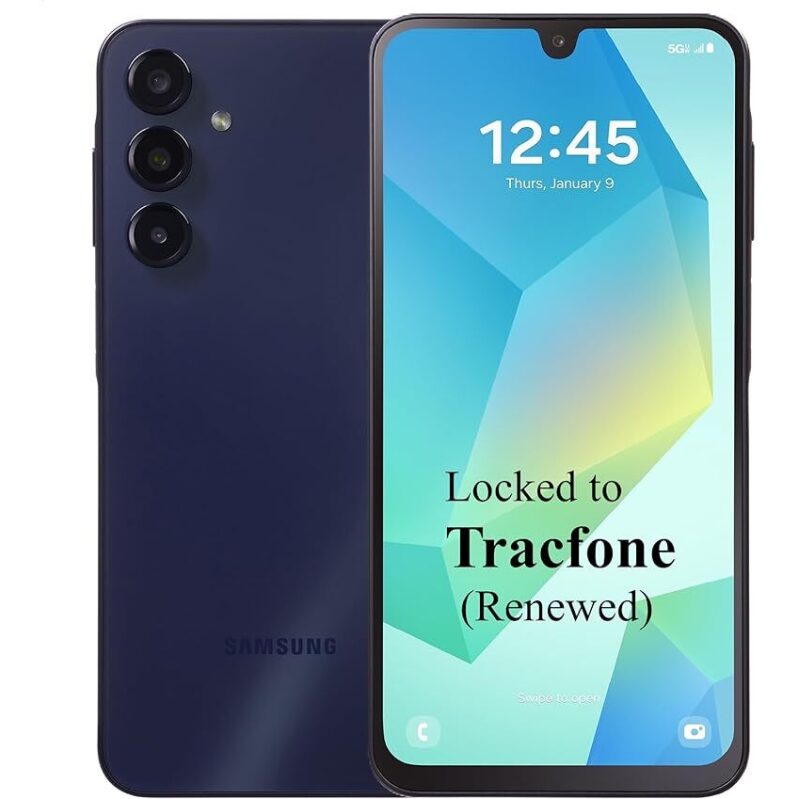Tracfone Samsung Galaxy A16 5G 6.5-in 128GB Android Smartphone Refurb