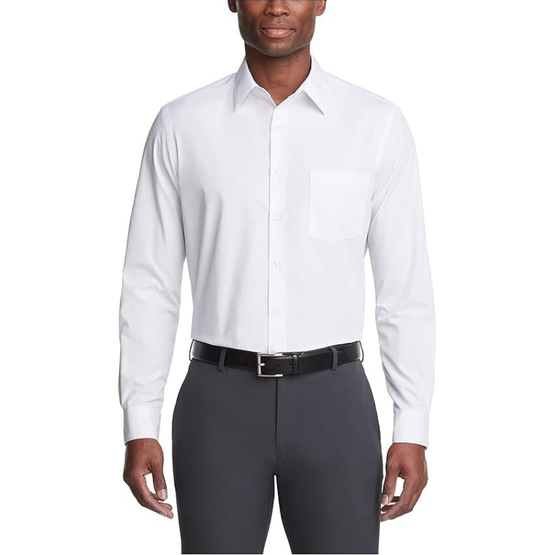 Van Heusen Men's Dress Shirt: Classic Elegance with Modern Comfort