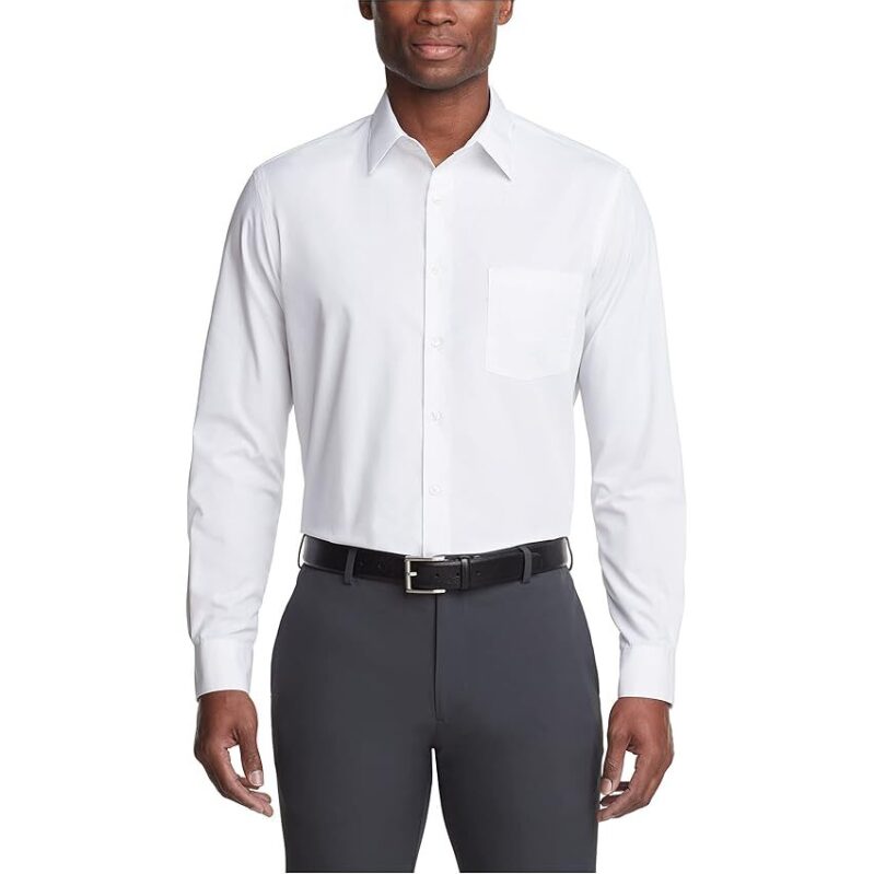 Van Heusen Men's Dress Shirt: Classic Elegance with Modern Comfort