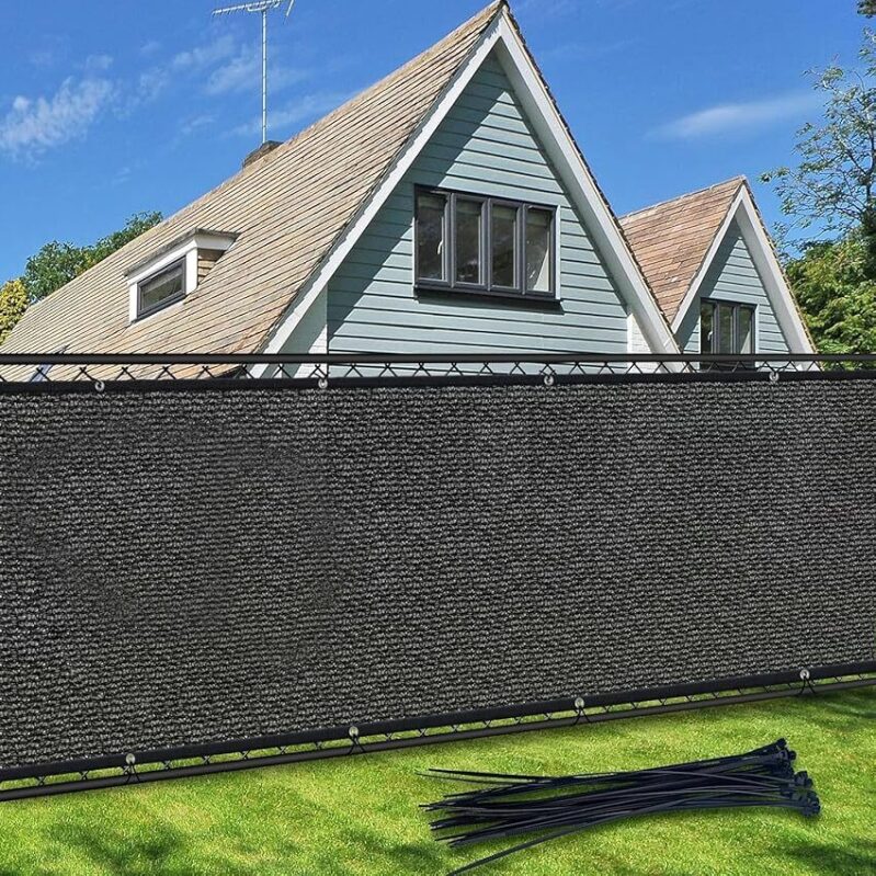 Affordable 6ft x 50ft Heavy Duty Net Privacy Screen Fence with 90% Visibility Blockage