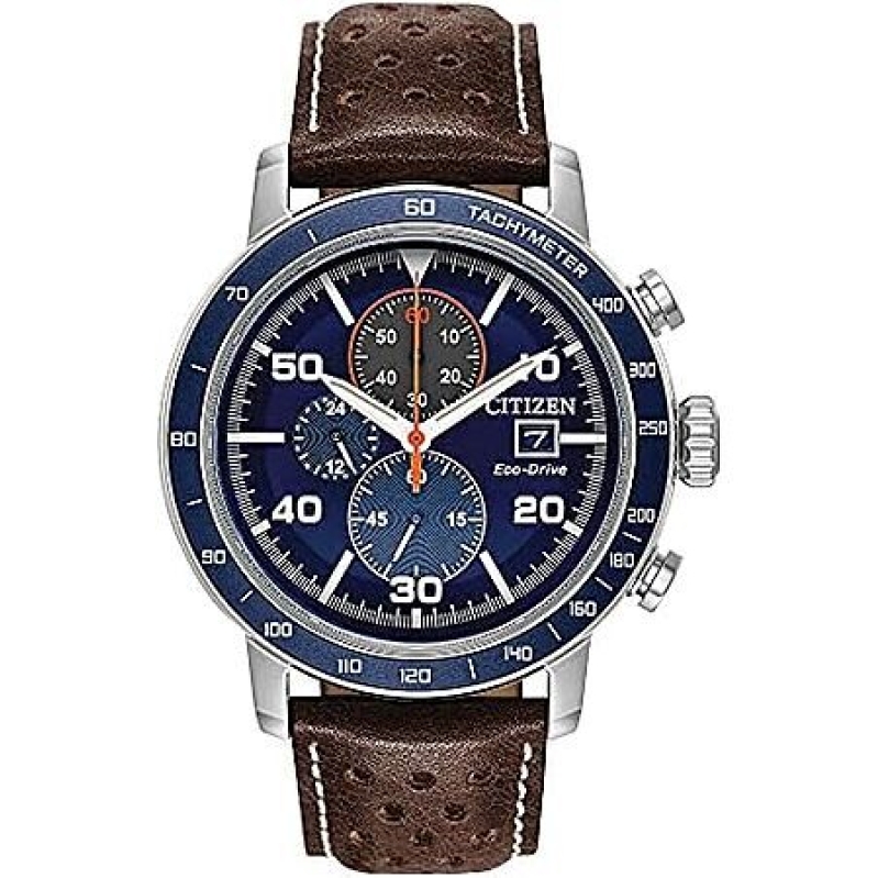 Citizen Men's Eco-Drive 44mm Weekender Brycen Blue-Dial Chronograph Watch