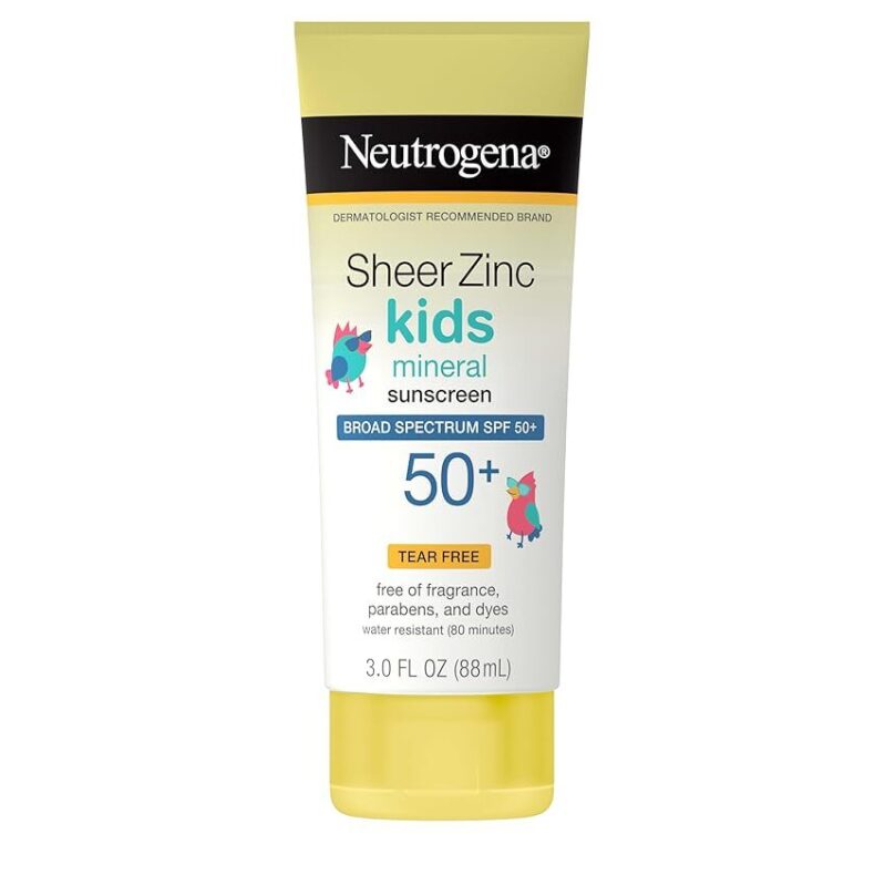 Neutrogena Sheer Zinc Kids Sunscreen - SPF 50+ Protection