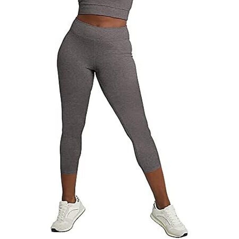 Hanes Women's Capri Leggings - High Waist Sports Leggings, 22