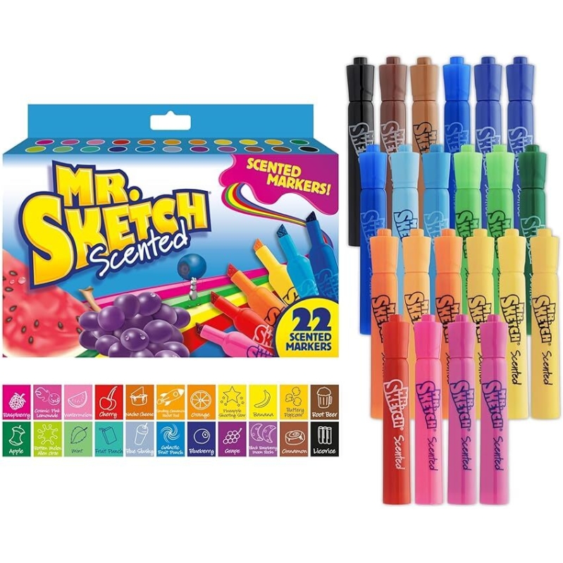 Vibrant Scented Markers Set - Perfect for Kids' Creativity
