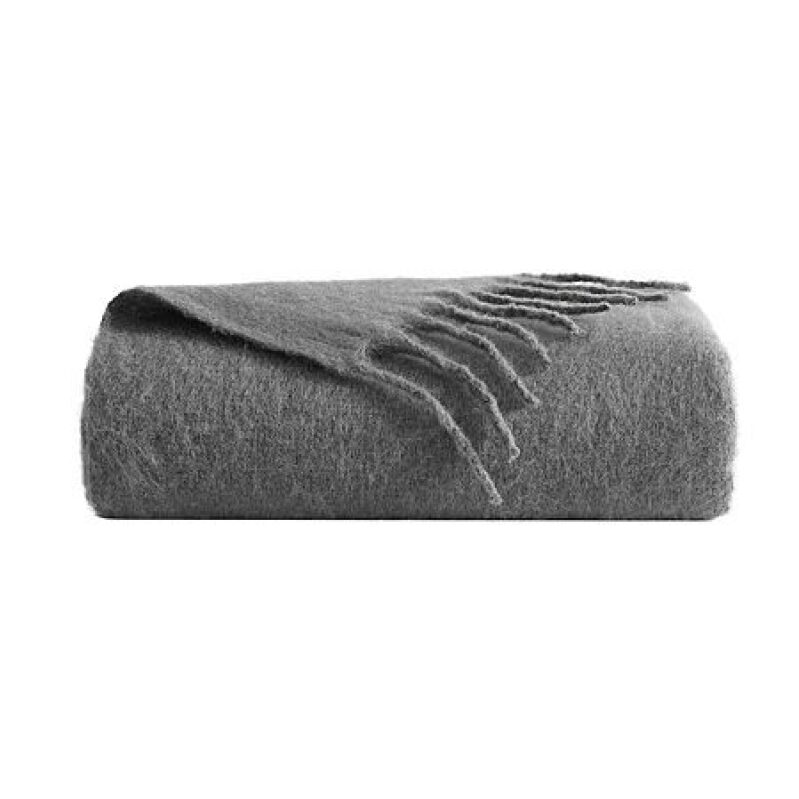 Kenneth Cole Faux Mohair Throw Blanket - Luxurious Comfort at a Steal