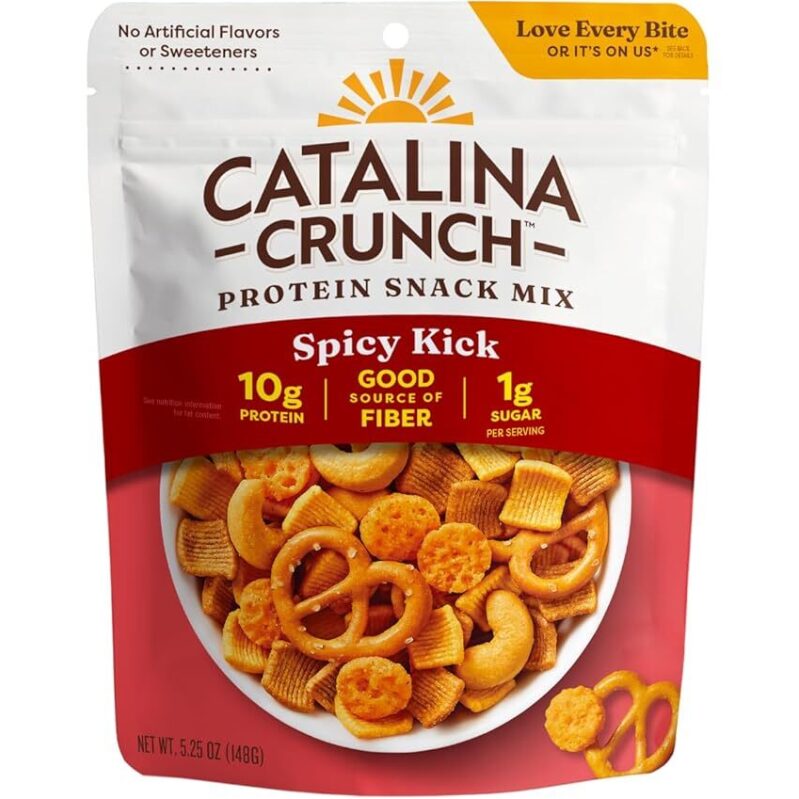 Catalina Crunch Protein Snack Mix with Cheese Crisps - Tasty and Healthy