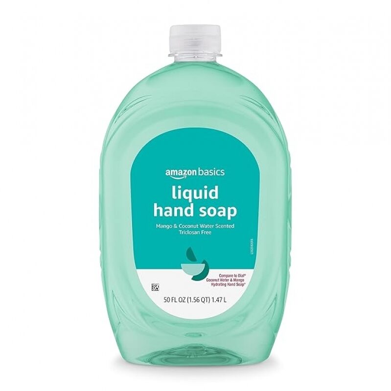 Amazon Basics Liquid Hand Soap Refill - Mango & Coconut Scented