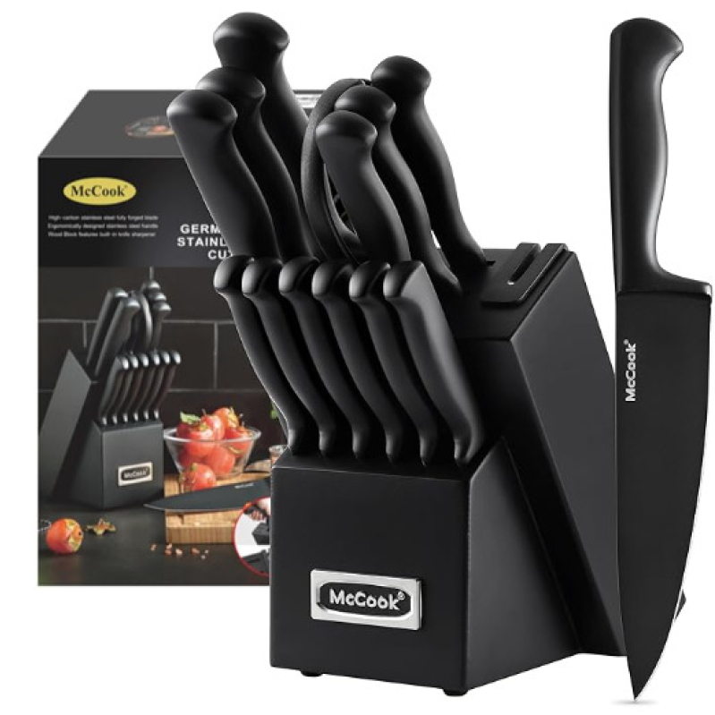 McCook® MC21B Knife Sets: 52% Off - Razor-Sharp, Durable, and Elegant