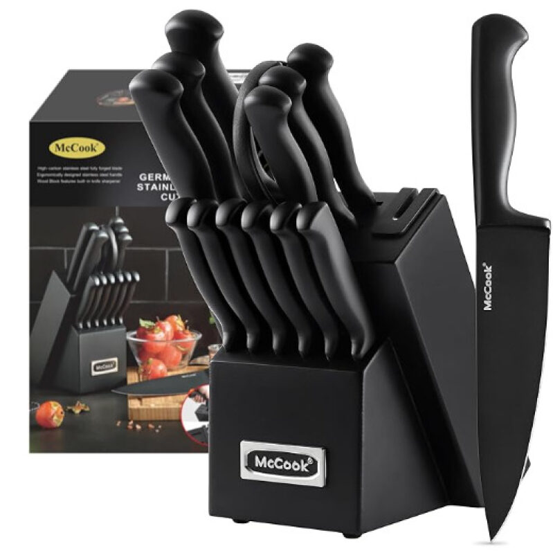 McCook® MC21B Knife Sets: 52% Off - Razor-Sharp, Durable, and Elegant