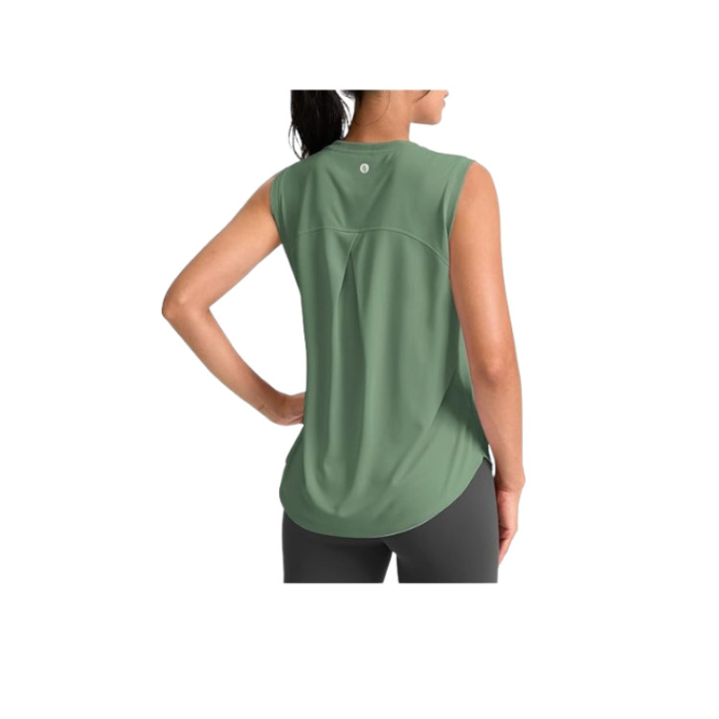 SANTINY Women's Breathable Lightweight Sleeveless Workout Tops