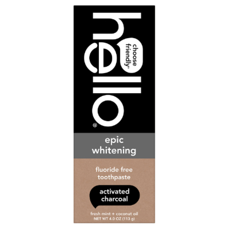 Epic Whitening Fluoride-Free Toothpaste with Activated Charcoal