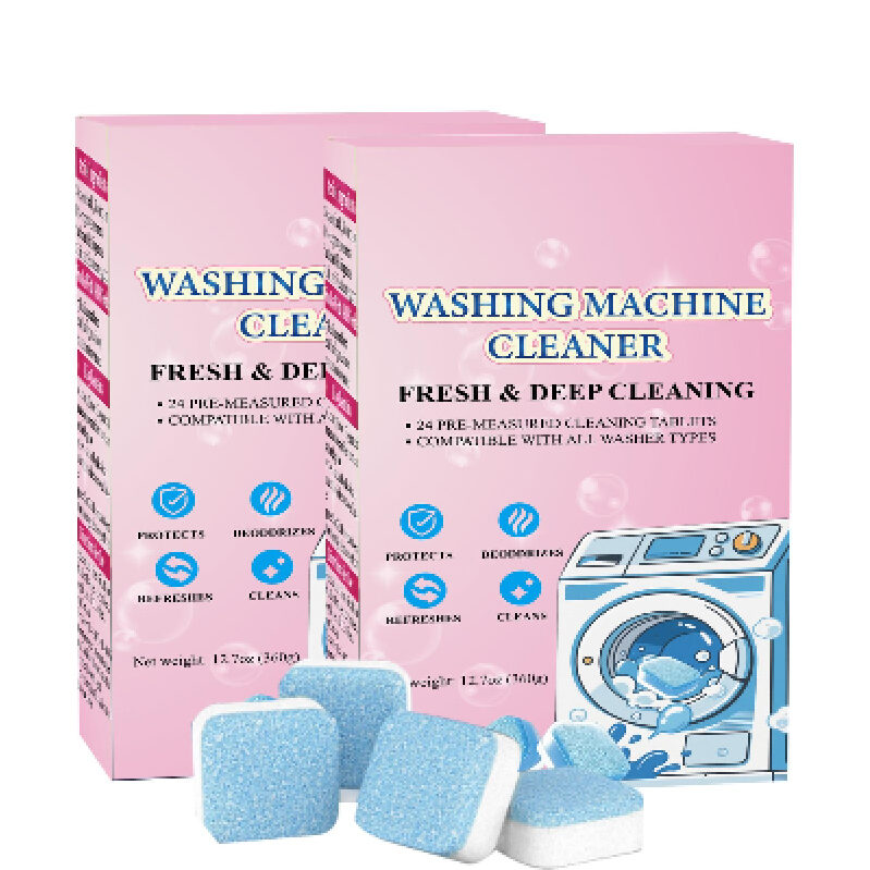 Tezii Simax Washing Machine Cleaning Tablets - Fresh & Deep Cleaning, 48 Pieces