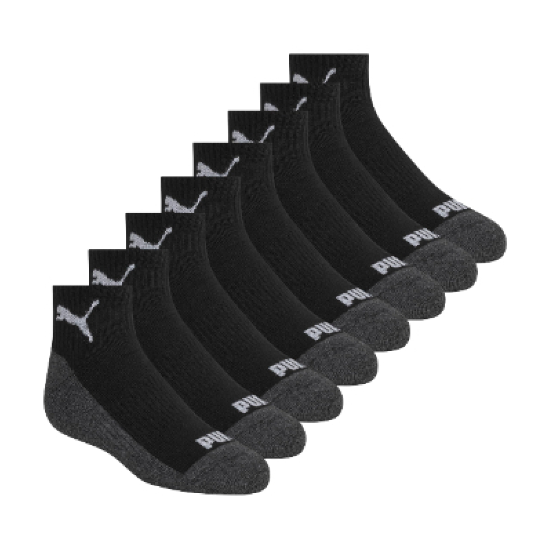 PUMA Kids' Mid-Cut Socks - 8 Pack