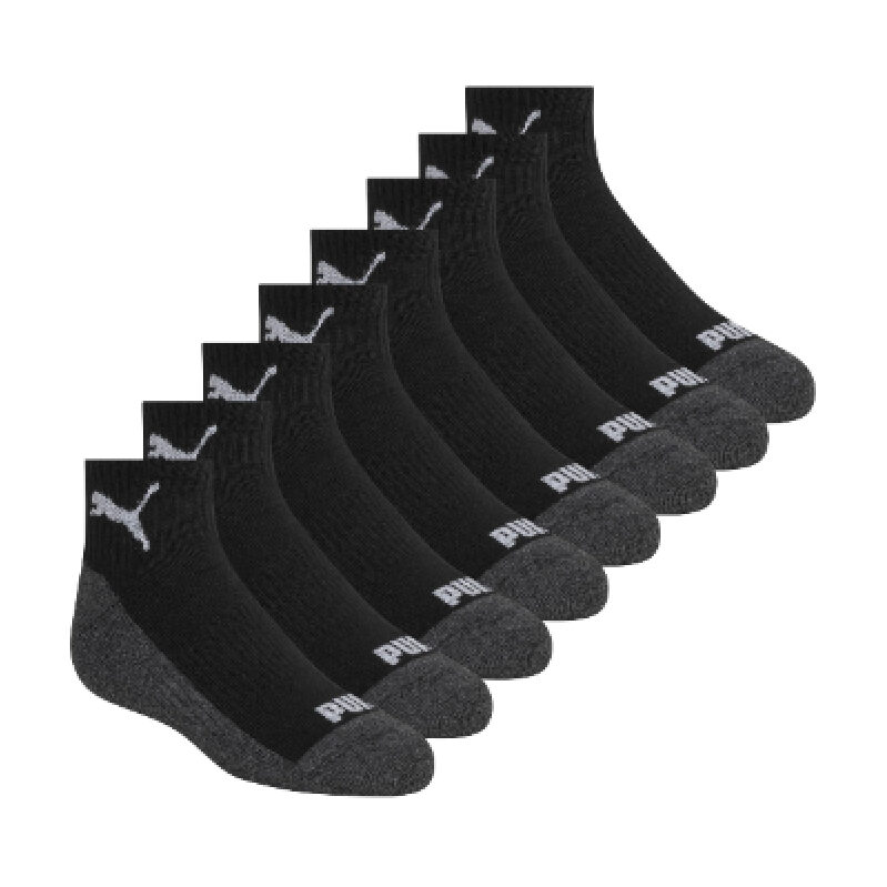 PUMA Kids' Mid-Cut Socks - 8 Pack