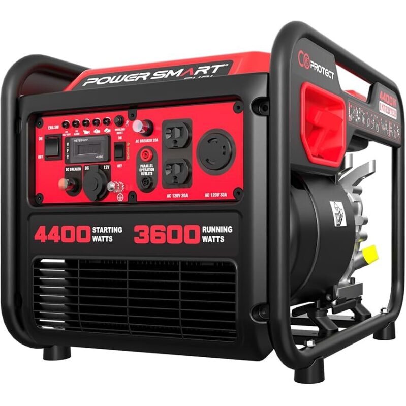 PowerSmart 4400-Watt Portable Inverter Generator - Reliable Power Supply