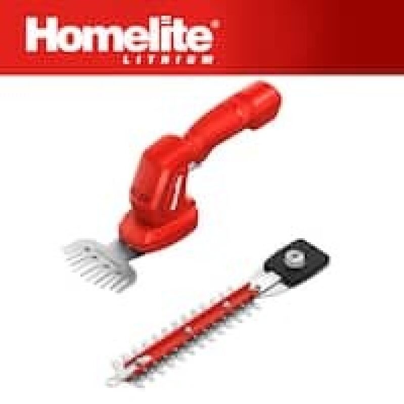 Homelite 12V Lithium Cordless Grass Shear and Shrubber Trimmer - Versatile and Efficient Tool