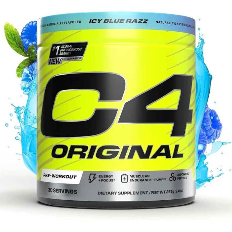 Cellucor C4 Original Pre Workout Powder Icy Blue Razz - Unleash Peak Performance