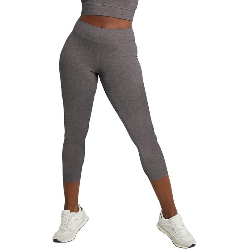 Hanes Women's Stretch Cotton-Spandex Capri Leggings - Ultimate Comfort and Style