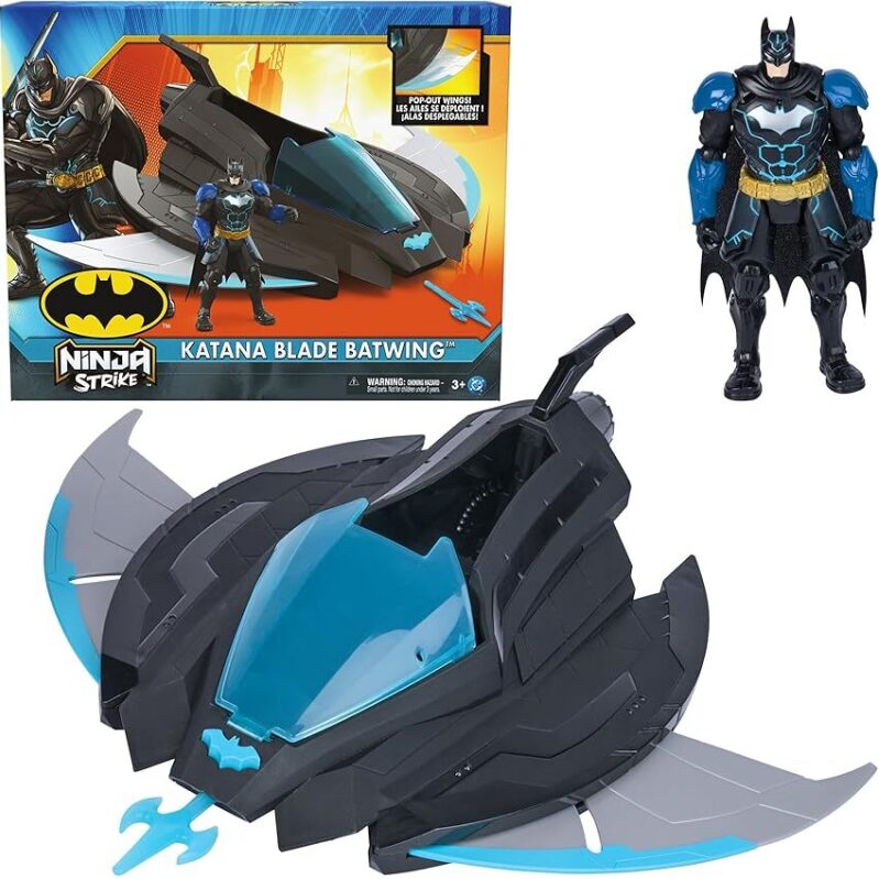 DC Comics Batman Ninja Strike Katana Blade Batwing Action Figure Set