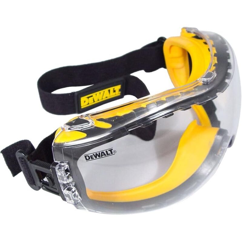 DEWALT DPG82-11 Concealer Clear Anti-Fog Dual Mold Safety Goggle - Ultimate Protection