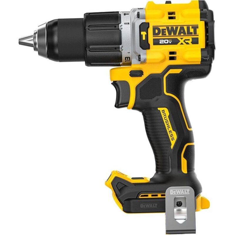 DeWALT 20V MAX XR Brushless Cordless 1/2in Hammer Drill, Tool Only