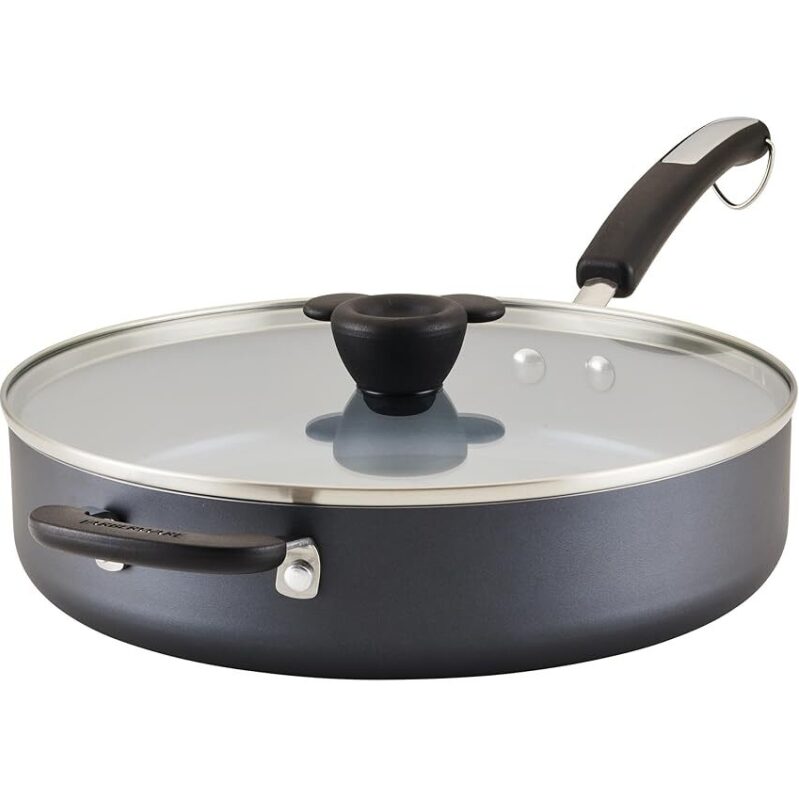 4.5 Quart Disney Monochrome Ceramic Nonstick Saute Pan with Lid