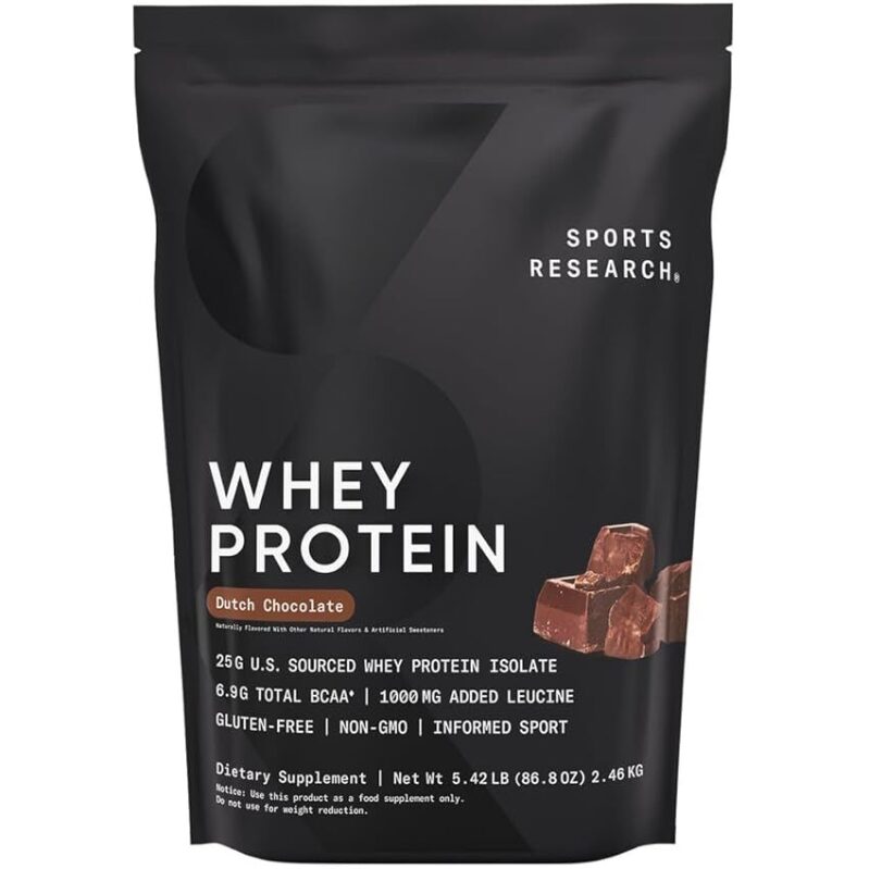High-Quality Whey Protein Isolate - Dutch Chocolate Flavor