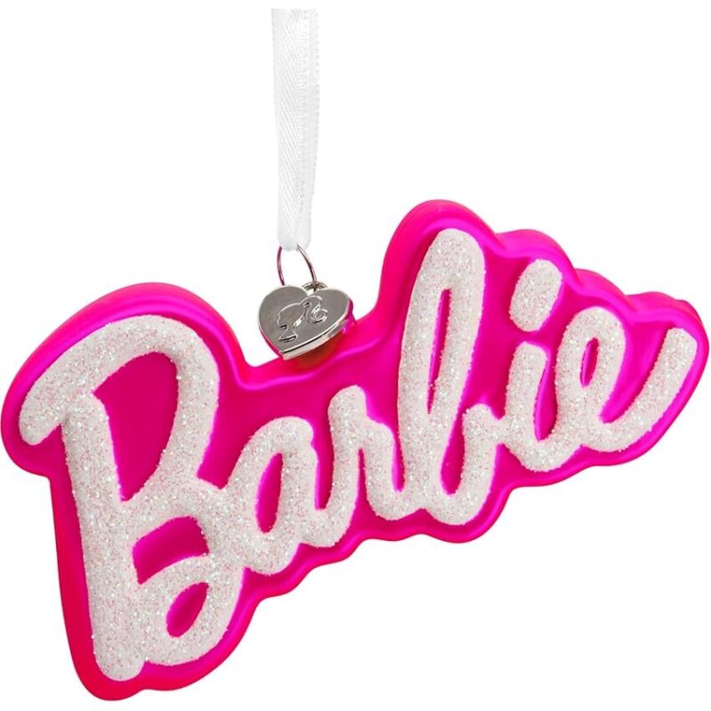 Hallmark Barbie Logo Christmas Ornament - Iconic Gift for Barbie Fans