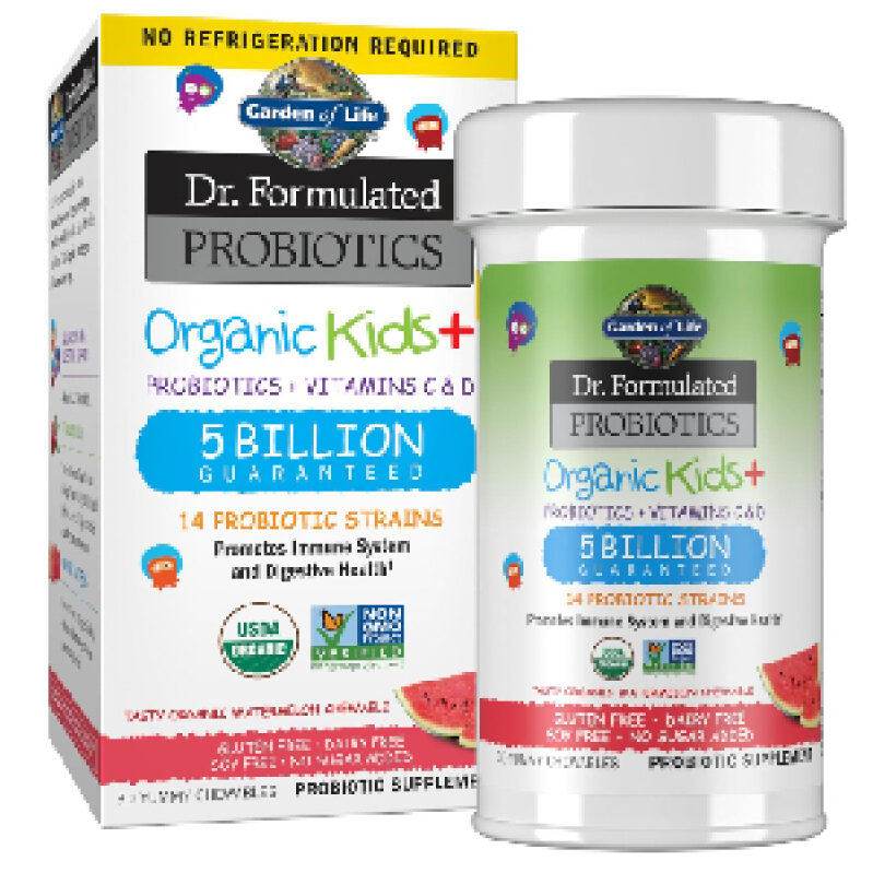 Organic Kids+ Probiotics by Garden of Life - 5 Billion CFU