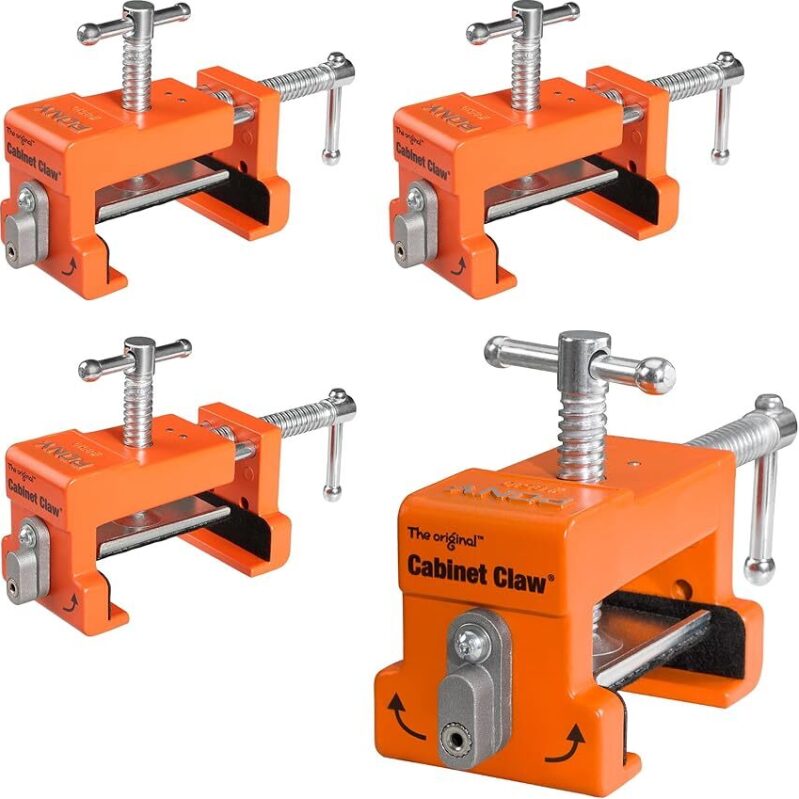 4-Pack PONY Cabinet Clamps 8510 - Efficient Cabinet Installation Tool