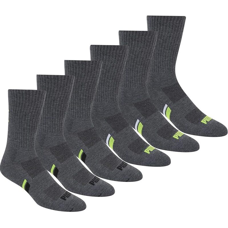 6-Pack PUMA Men's Crew Socks - Comfort Meets Style