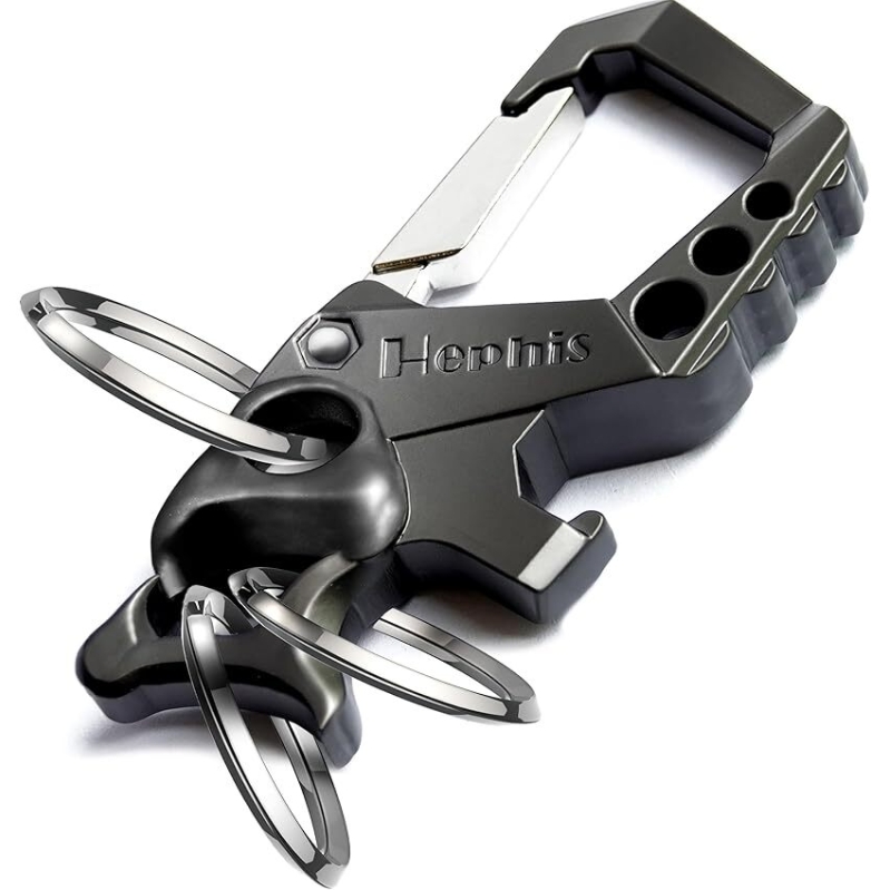 Hephis Skull Heavy Duty Key Chain - Durable, Eco-Friendly, Long-Lasting