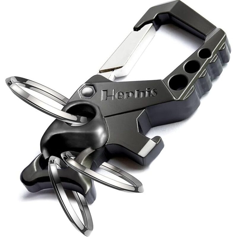 Hephis Skull Heavy Duty Key Chain - Durable, Eco-Friendly, Long-Lasting