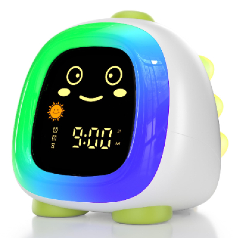 ANALOI Children's Sleep Aid Dinosaur Alarm Clock - Bright and Fun
