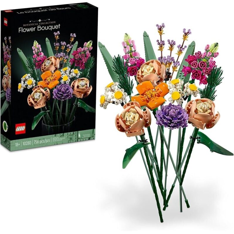 Stunning LEGO Botanicals Flower Bouquet Set - 756 Pieces