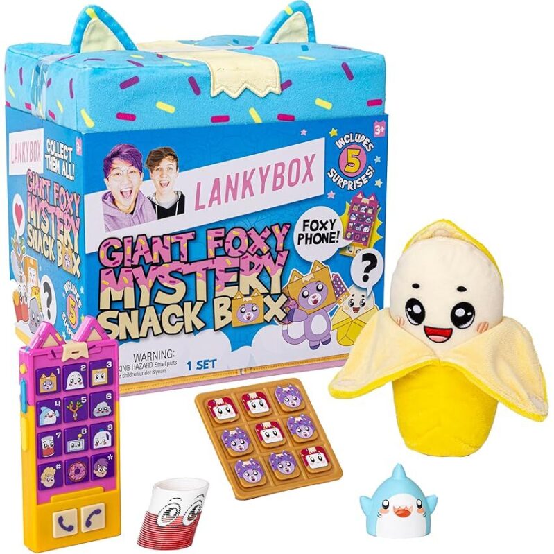Unleash Fun with LankyBox Giant Foxy Mystery Snack Box!