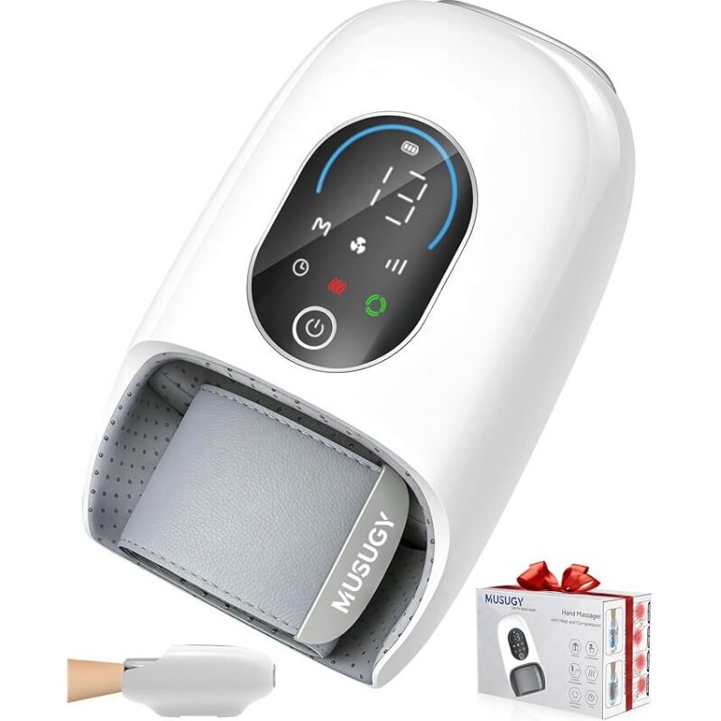 MUSUGY Compression Heated Full Wrist & Hand Massager - Ultimate Relief