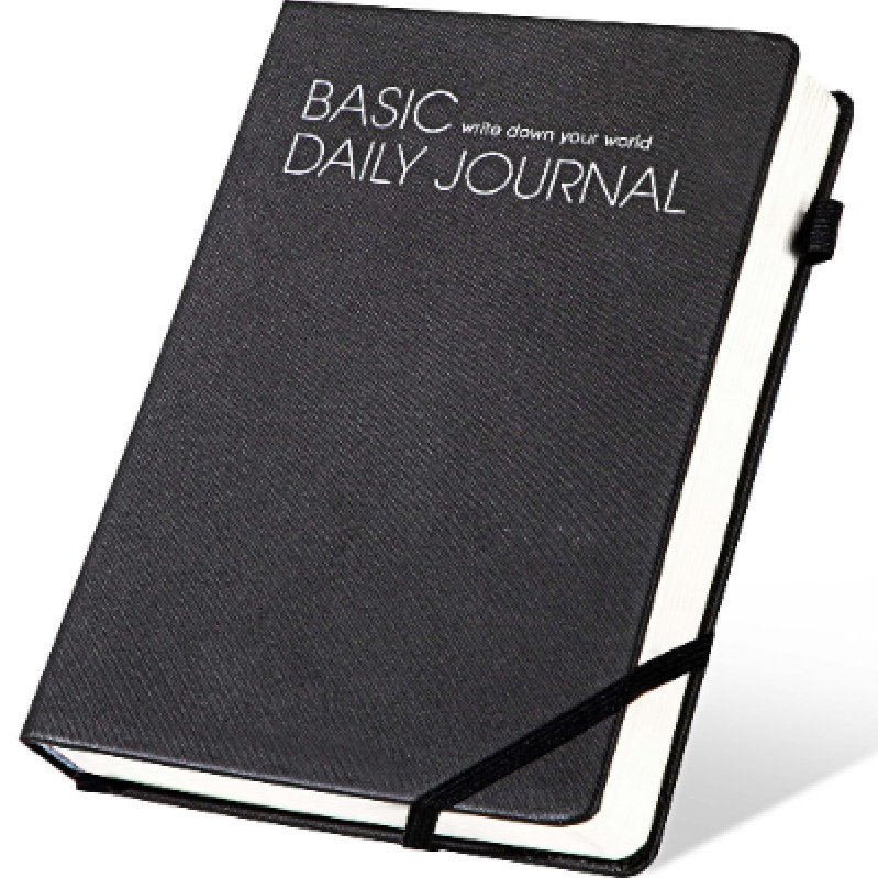 Basic Daily Journal: 256 Pages of Elegance and Efficiency