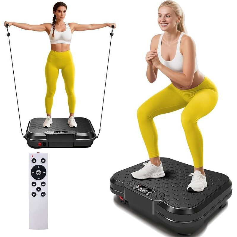 Elevate Your Workout with Nxsci 250-Speed Vibration Plate Exercise Machine