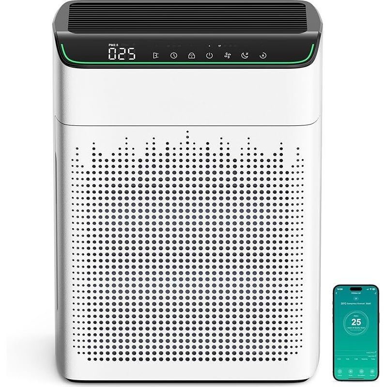 Meronte MR5866 HEPA Air Quality Monitor Smart Air Purifier