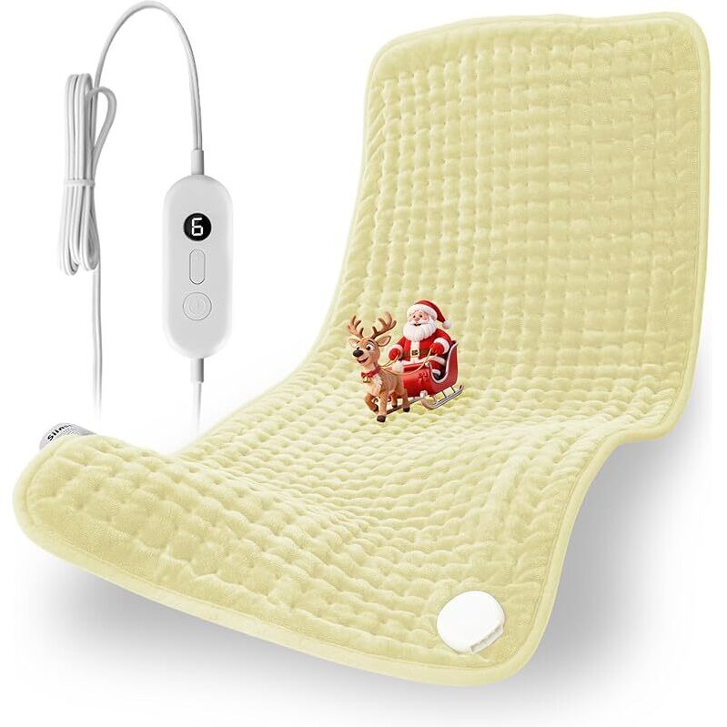 Andola 33 x 17-in Electric Heating Pad with 6 Heat Settings - Perfect for Muscle Relaxation