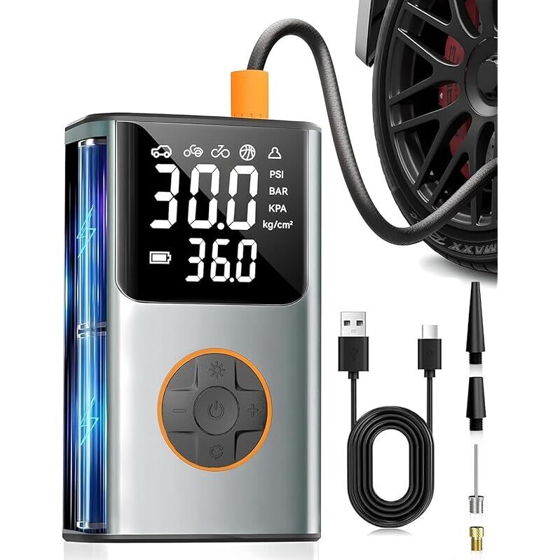 Efficient 12V 150PSI Portable Air Compressor for Quick Tire Inflation