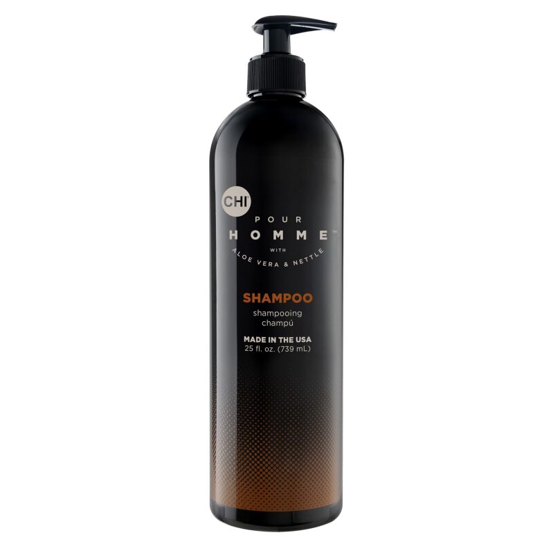 CHI Pour Homme Moisturizing Daily Shampoo, Fresh Woody Scent, 25oz