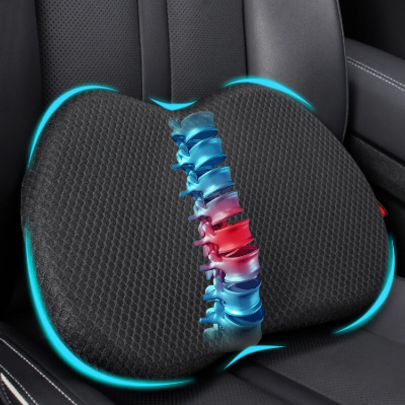 BowLUQ Car Seat Cushion - Ergonomic Support for Long Drives