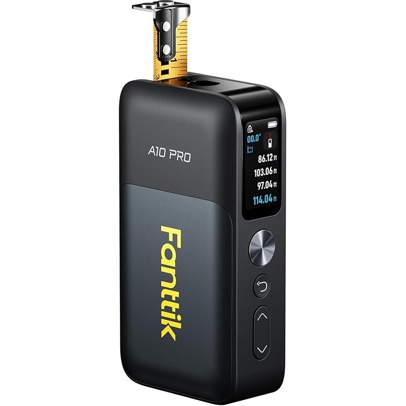 Versatile Fanttik A10 Pro 2-in-1 Laser & Tape Measure - High Accuracy